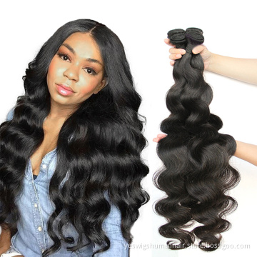 Cheap 28 30 Inch Body Wave Remy Human Hair Bundle Vendor Raw Brazilian Cuticle Aligned Virgin Human Hair Extension Hair Bundles